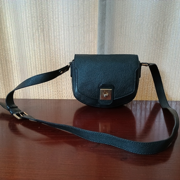 Furla Handbags - FURLA Black small leather crossbody bag